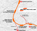 The "Picc-Vic" proposal would have seen a tunnel under central Manchester connecting the city's two main railway stations, Piccadilly and Victoria.