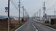 伊賀市柏野の非名阪区間 （2020年1月撮影）