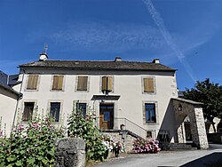 Skyline of Saint-Laurent-de-Lévézou