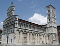 Zwerggalerien an der Kirche San Michele in Lucca, 12. Jh.