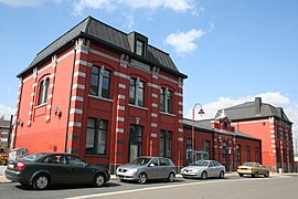 La gare de Tamines.