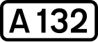 UK road A132.svg