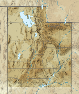 A map of Utah showing the location of the Star Range