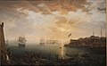 Vue de la rade de Brest, prise au bas de la batterie du château (par Jean-François Hue [1751-1823], Parigi, Senato – palazzo del Lussemburgo)