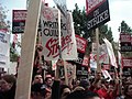 Image 22Picket signs at the 2007 Writers Guild of America strike.