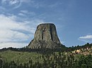 Şeytan Kulesi, Wyoming'in siyah tepelerinde aşınmış bir lakolit.