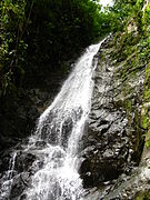 A small waterfall located near Alto de Piedra, on the road from Santa Fe to Guabal