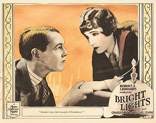 <i>Bright Lights</i> (1925 film) 1925 film by Robert Zigler Leonard