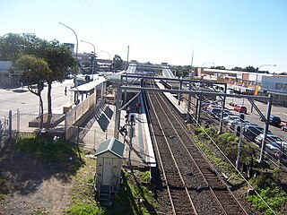 <span class="mw-page-title-main">Cabramatta railway station</span> Railway station in Sydney, New South Wales, Australia