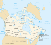 Description de l'image Carte administrative du Canada.svg.