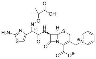 <span class="mw-page-title-main">Ceftazidime</span> Chemical compound