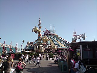 <i>Star Wars</i> Hyperspace Mountain Roller coaster at Disneyland Paris