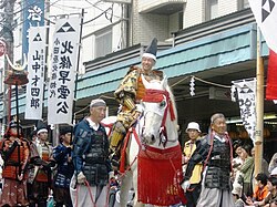 Hojo Godai Festival on May, and famous for festival in Kanto region