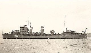 HMS <i>Echo</i> (H23) Destroyer of the Royal Navy