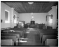 Interior of the chapel in 1974