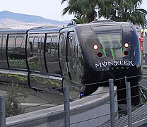 Las Vegas monorail train 2007 with advertisement of Monster Energy drink on whole train (cropped).jpg