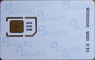 <span class="mw-page-title-main">OpenPGP card</span> Type of cryptographic smart card