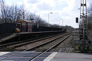 Smithy Bridge railway station Railway station in Greater Manchester, England