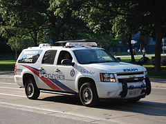 Police de Toronto, Canada.