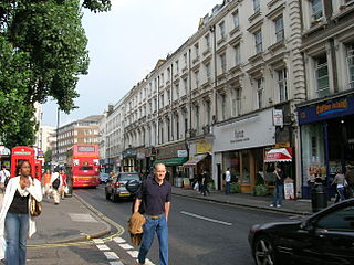 <span class="mw-page-title-main">Westbourne Grove</span> Road in Notting Hill, London