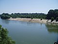 Dniestro upė, skirianti PMR nuo Moldovos (išimtis – Benderai)