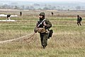 Paratrooper during a 2011 military exercise in Ryazan Oblast