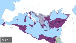 <span class="mw-page-title-main">Byzantine Empire under the Heraclian dynasty</span> Byzantine Empire under the Heraclian dynasty