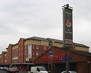 <span class="mw-page-title-main">Curry Mile</span> Street in Manchester, United Kingdom