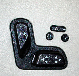 <span class="mw-page-title-main">Power seat</span> Electrically-adjustable vehicle seat