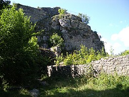 Frohburg Castle near Trimbach village