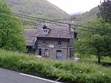 L'ancienne gare d'Urdos.