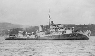 HMCS <i>Giffard</i> (K402) Modified Flower-class corvette