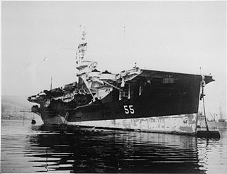 HMS <i>Smiter</i> (D55) 1943 Bogue-class auxiliary aircraft carrier