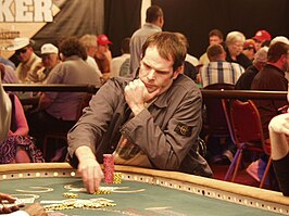 Lederer tijdens de World Series of Poker 2004