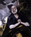 Le Greco : Les larmes de saint Pierre