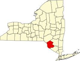 Locatie van Sullivan County in New York