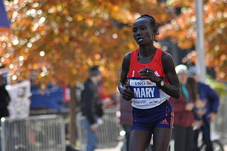 <span class="mw-page-title-main">Mary Jepkosgei Keitany</span> Kenyan long-distance runner (born 1982)