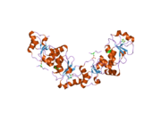 2azm: Estrutura cristalina da repetición Brct de MDC1 en complexo coa cola da histona gamma-H2AX