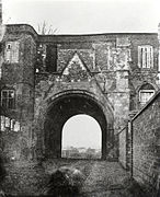 The gateway before George Gilbert Scott's restoration