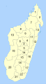 Image 6A map of Madagascar's regions (from Madagascar)