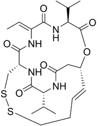 Romidepsin Strukturformel