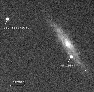 <span class="mw-page-title-main">SN 1998S</span> Supernova in the constellation Ursa Major