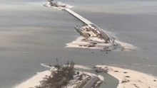 A destroyed section of the Sanibel causeway following Hurricane Ian Sanibel-causeway-destruction.webp