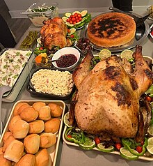 A thanksgiving dinner Thanksgiving Turkey 2021.jpg