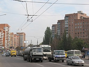 Проспект Гагаріна. Краєвид від центру