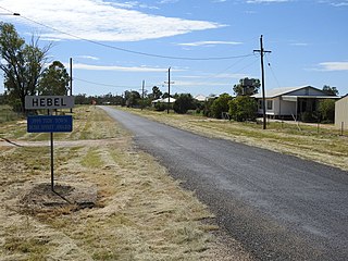 <span class="mw-page-title-main">Hebel, Queensland</span> Town in Queensland, Australia