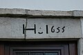 Lintel dating from 1655