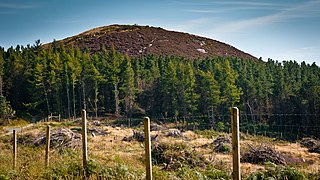 Carrickgollogan 276m high mountain in Ireland