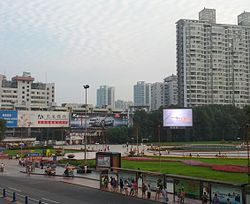 People's Park, downtown Mianyang