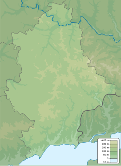 Novotroitske is located in Donetsk Oblast